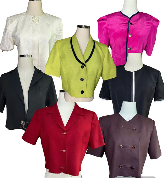 Cropped vintage business wear